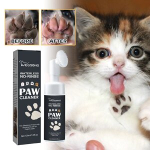 Cat paw cleaning special cleaning foam