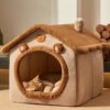 Foldable Pet House – Washable Cat & Puppy Cave