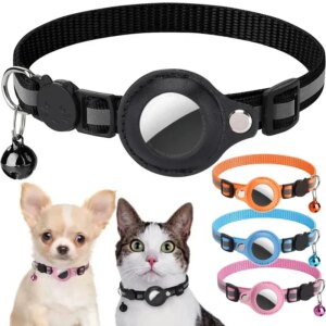 Airtag Case Collar For Cat Protective Cover For Anti Lost Locator Tracker