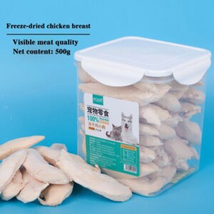 Pet cat freeze-dried chicken breast dog snacks