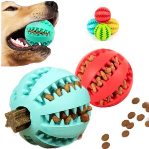 Dog Ball Interactive Rubber Balls Puppy Chewing Toys
