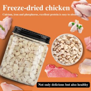 Pet freeze-dried chicken cat dog snack chicken freeze-dried pieces