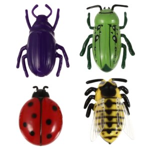 4 Pcs Electric Cicada Moving Insect Cat Teaser Toys