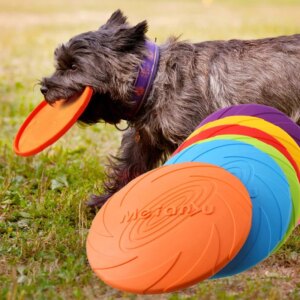 Pet Dog Flying Disk Silicone Toy