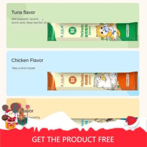 15gX50pcs Wet Cat Food Chicken Tuna Cod Fish Pet Wet Food Pet Supplies