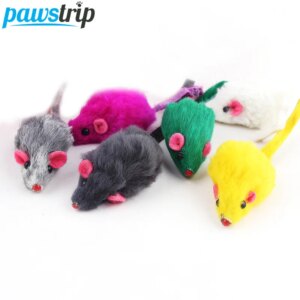 Rabbit Fur False Mouse Pet Cat Toy
